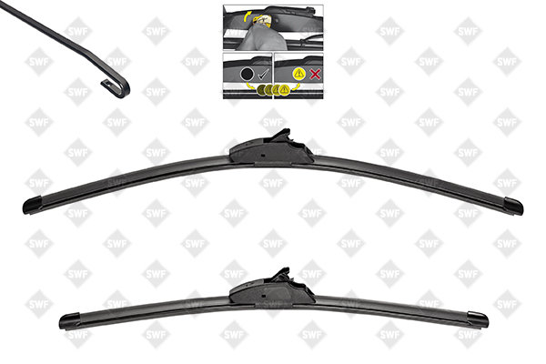 Щетки стеклоочистителя SWF VisioFlex 600/400 мм, 119760