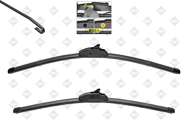 Щетки стеклоочистителя SWF VisioFlex 600/500 мм, 119763